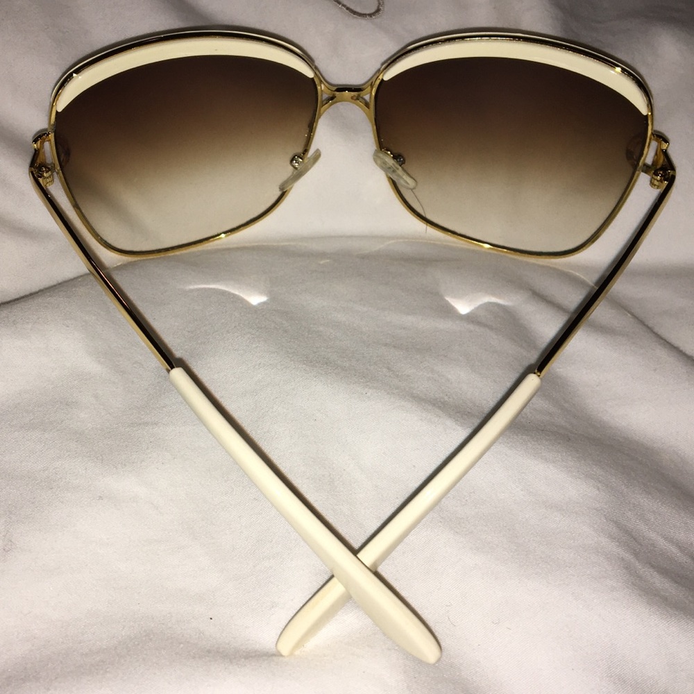 White frame Sunglasses